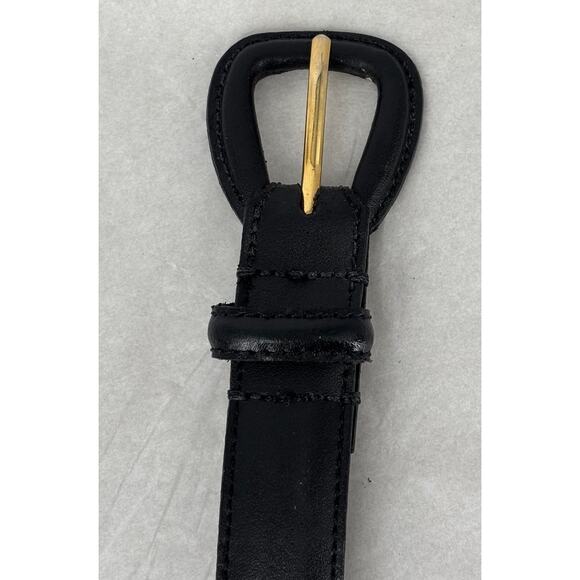 Ralph Lauren Black Leather Belt Womens Medium Adjustable Black main image 5